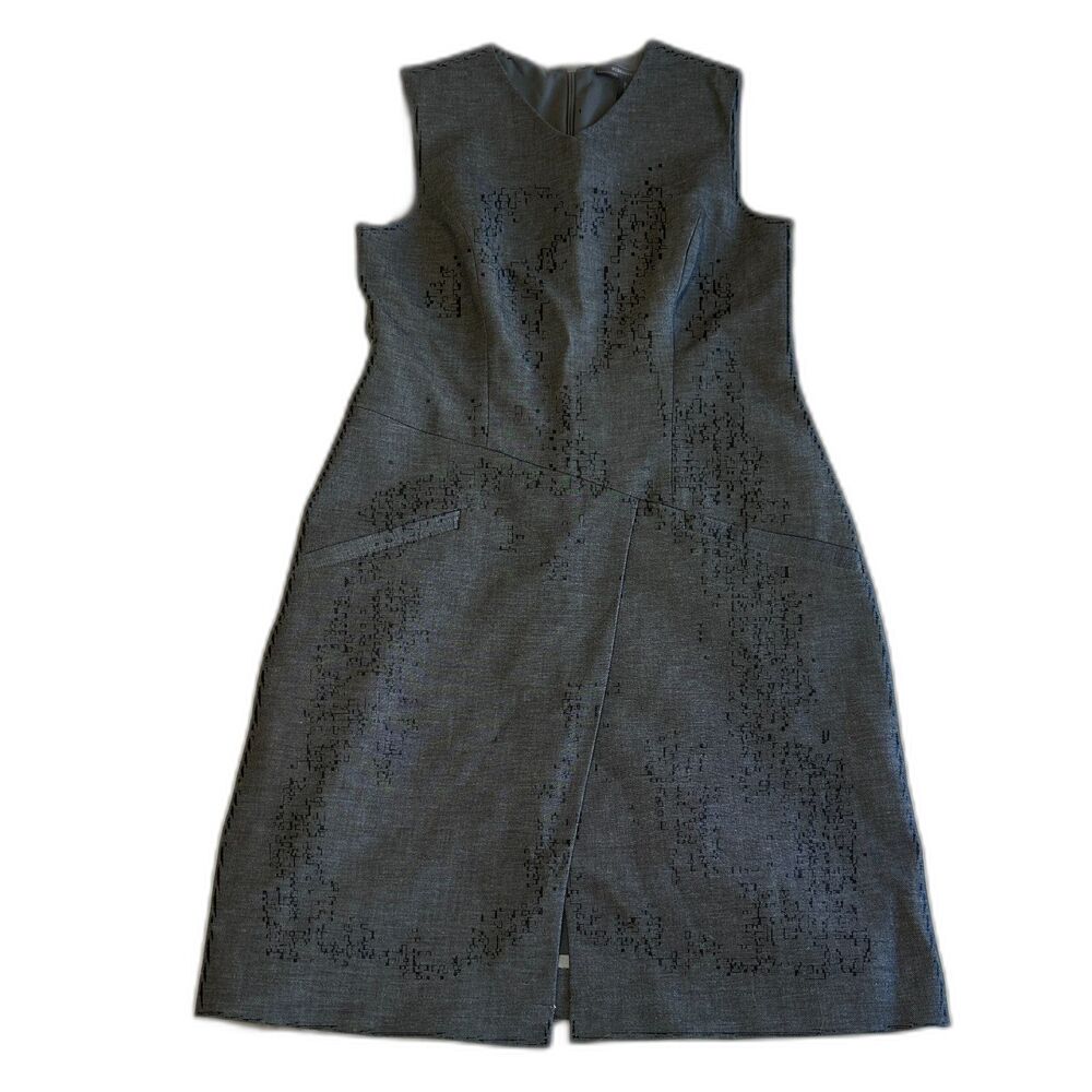 NWT BCBG MAXAZRIA Phoeby Shift Dress Sleeveless Front Slit‎ Workwear Size Small